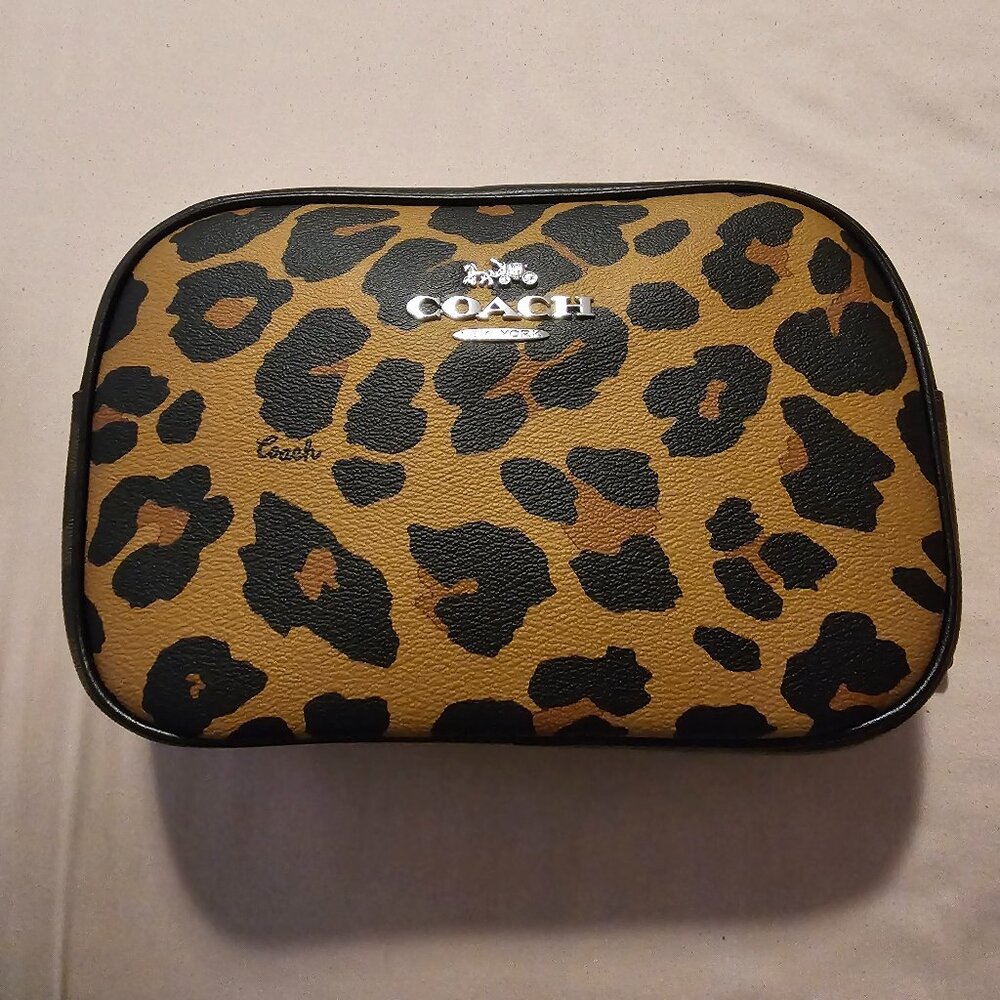 COACH Leopard-print "Jamie" Camera "shoulder and/or crossbody" bag